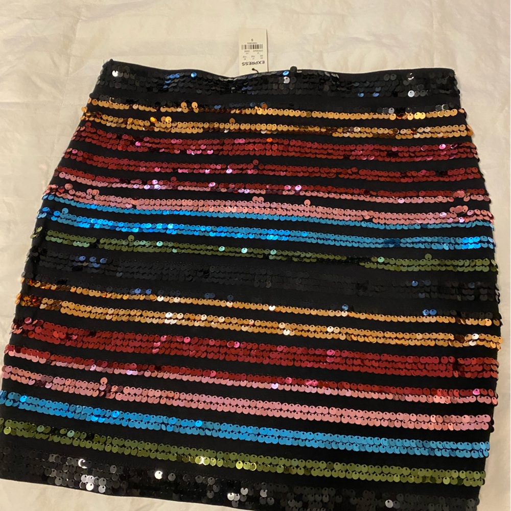 Express sequin mini skirt. Size small